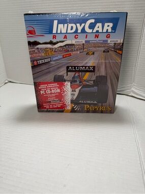 New IndyCar Racing Indianapolis 500 PC Game Simulation CD-Rom Papyrus Virgin New